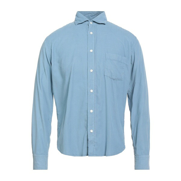 【送料無料】 ハートフォード メンズ シャツ トップス Shirts Azure