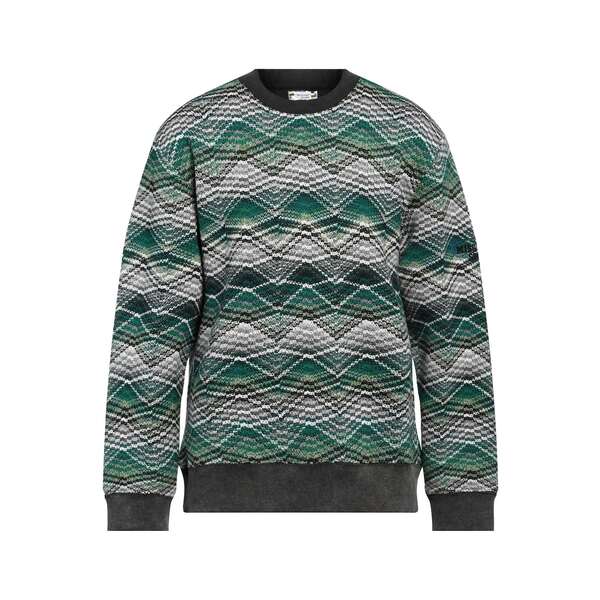 【送料無料】 ミッソーニ メンズ パーカー・スウェットシャツ アウター Sweatshirts Green 58,680円