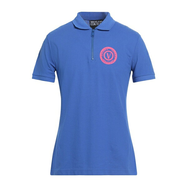 【送料無料】 ベルサーチ メンズ Tシャツ トップス Polo shirts Blue