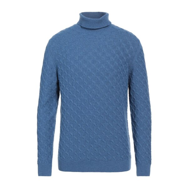 【送料無料】 ヘリテージ メンズ ニット&セーター アウター Turtlenecks Blue