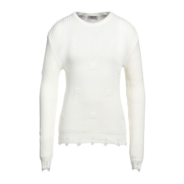 【送料無料】 ティーエスディ12 メンズ ニット&セーター アウター Sweaters White 8,861円