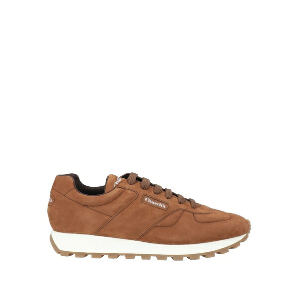 【貨物輸送無料】 教会堂 メンズ スニーカー シューズ Sneakers Brown メンズ靴-スニーカー-靴