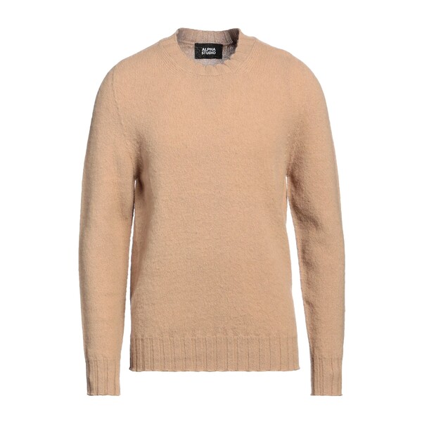 【送料無料】 アルファス テューディオ メンズ ニット&セーター アウター Sweaters Beige｜asty
