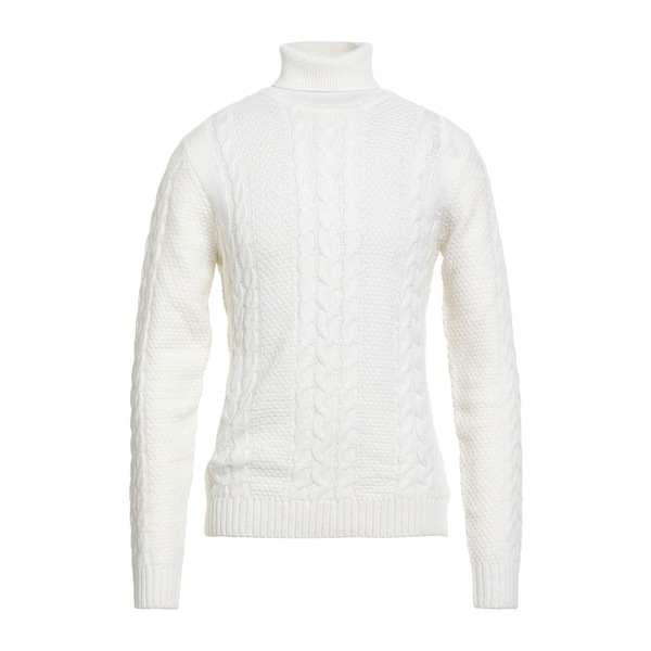 【送料無料】 アルマータ ディ マーレ メンズ ニット&セーター アウター Turtlenecks White