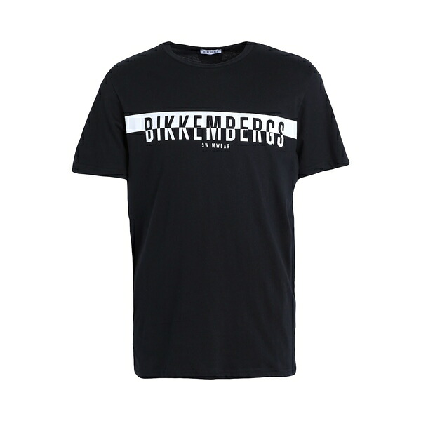 【送料無料】 ビッケンバーグス メンズ Tシャツ トップス T-shirts Black|asty