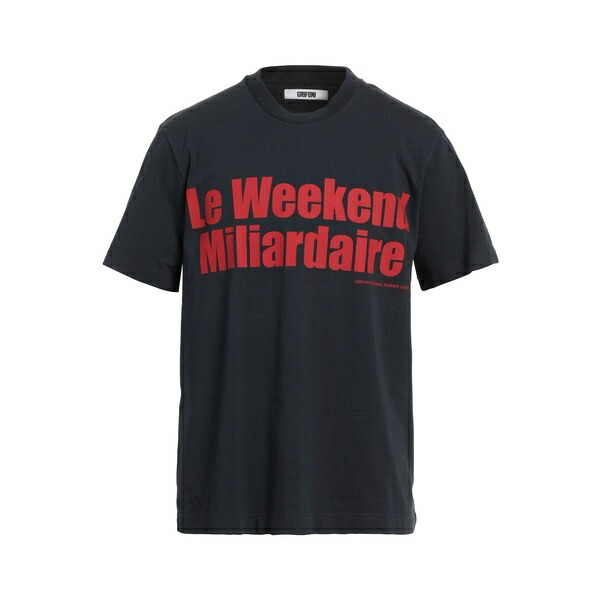 【送料無料】 グリフォーニ メンズ Tシャツ トップス T-shirts Blue
