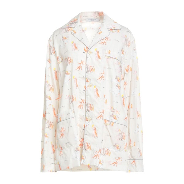 【送料無料】 メゾン キツネ メンズ シャツ トップス Shirts White
