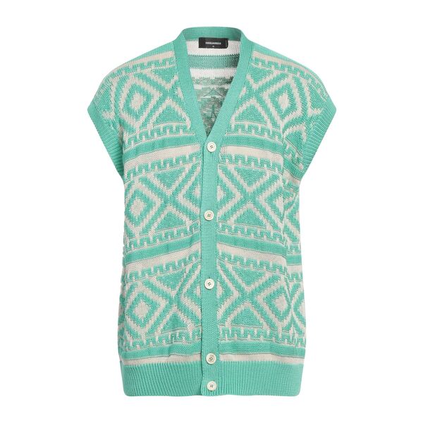 【送料無料】 ディースクエアード メンズ カーディガン アウター Cardigans Green