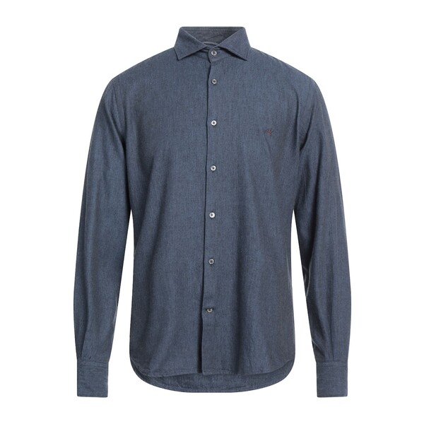 【送料無料】 ブルックスフィールド メンズ シャツ トップス Shirts Blue