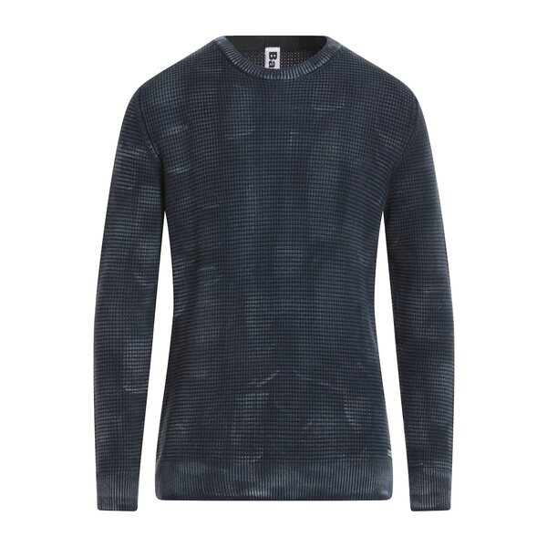 【送料無料】 バーク メンズ ニット&セーター アウター Sweaters Blue
