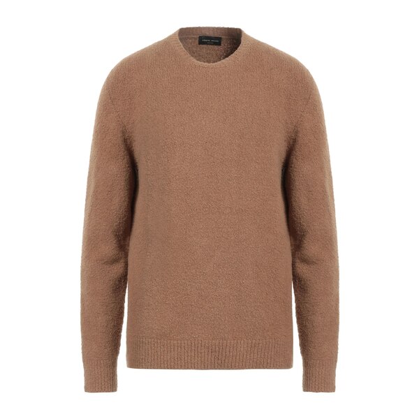 【貨物輸送無料】 ロベルトコリーナ メンズ 編み物\u0026プルオーバー アウター Sweaters Beige