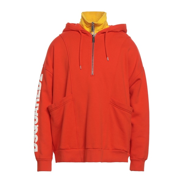 【送料無料】 ディースクエアード メンズ パーカー・スウェットシャツ アウター Sweatshirts Orange