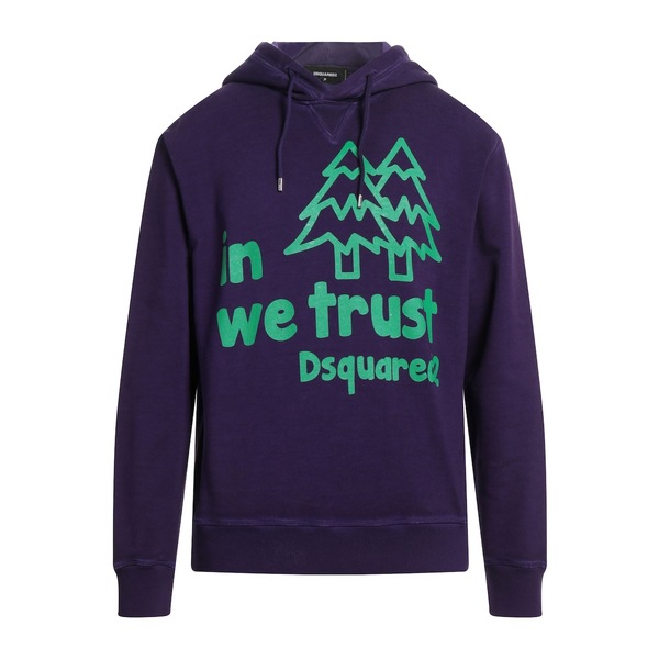 【送料無料】 ディースクエアード メンズ パーカー・スウェットシャツ アウター Sweatshirts Purple