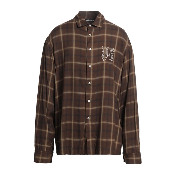 【送料無料】 パーム・エンジェルス メンズ シャツ トップス Shirts Brown｜asty