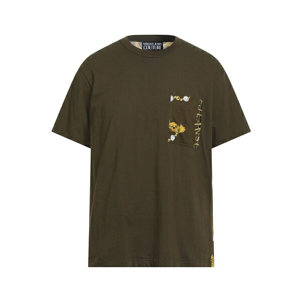 【送料無料】 ベルサーチ メンズ Tシャツ トップス T-shirts Green