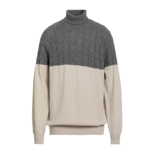 【送料無料】 グランサッソ メンズ ニット&セーター アウター Turtlenecks Grey
