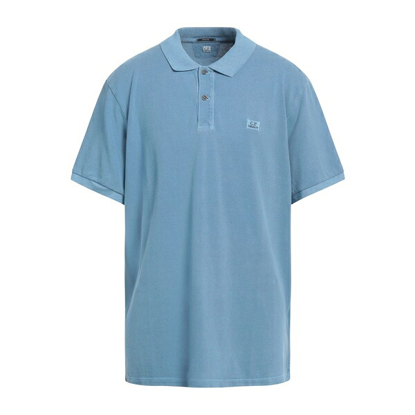 【送料無料】 シーピーカンパニー メンズ Tシャツ トップス Polo shirts Azure