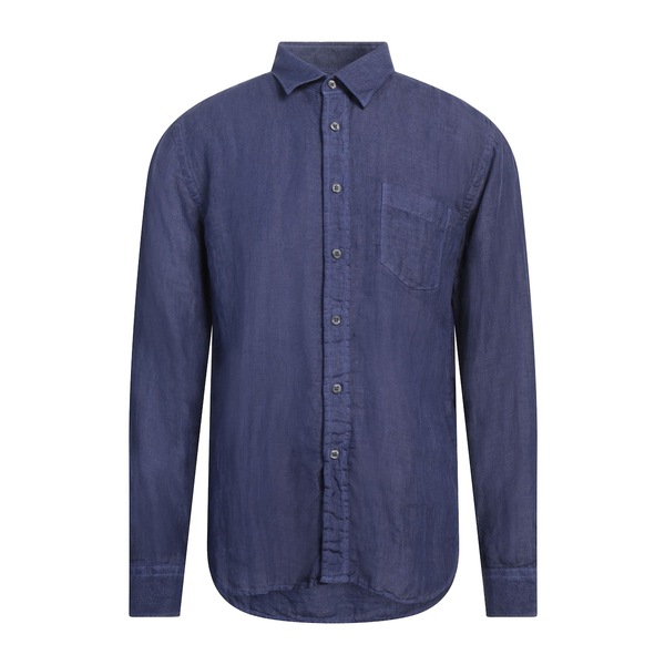 【送料無料】 １２０％リノ メンズ シャツ トップス Shirts Blue