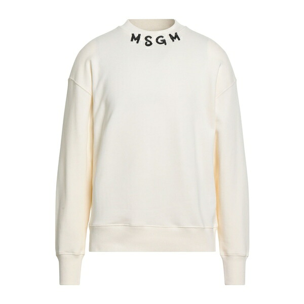 【送料無料】 エムエスジイエム メンズ パーカー・スウェットシャツ アウター Sweatshirts White