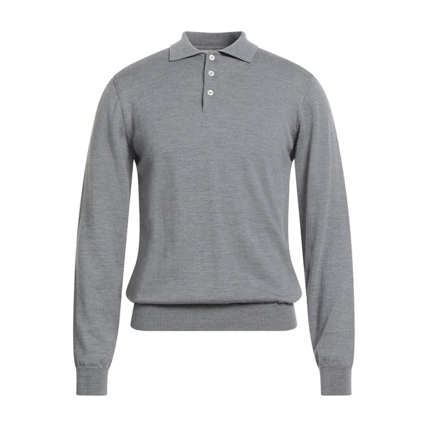 【貨物輸送無料】 パオローニ メンズ 編み物\u0026プルオーバー アウター Sweaters Grey