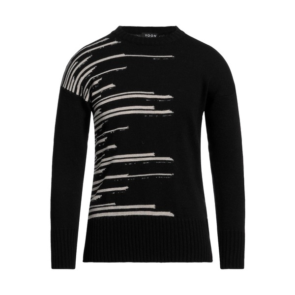 【送料無料】 ヨーン メンズ ニット&セーター アウター Sweaters Black|asty