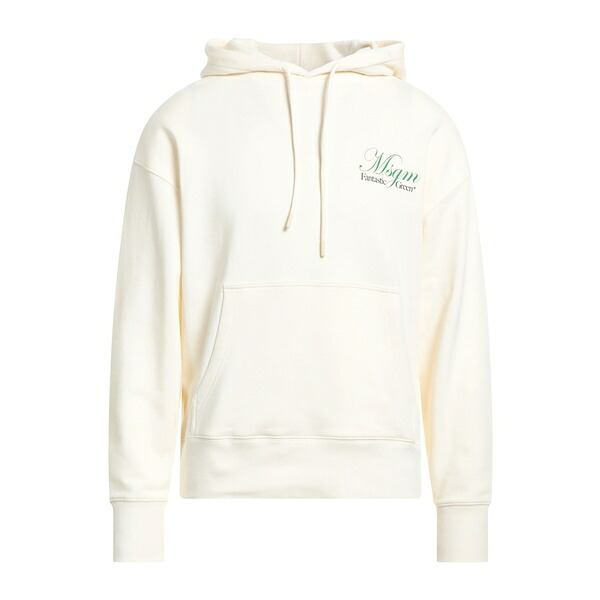【送料無料】 エムエスジイエム メンズ パーカー・スウェットシャツ アウター Sweatshirts White｜asty