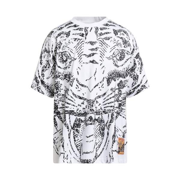【送料無料】 ロベルトカヴァリ メンズ Tシャツ トップス T-shirts White