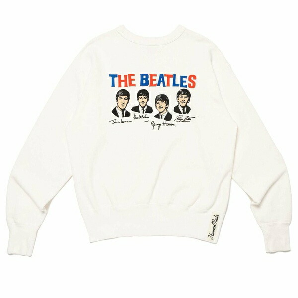 HUMAN MADE ヒューマンメイド メンズ スニーカー 【HUMAN MADE Beatles Sweatshirt 'White' HM27CS034】 サイズ US_M_L画像