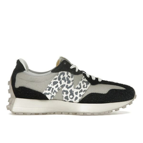 New Balance ニュー平衡にする レディース スニーカー  【New Balance 327 Black Grey Leopard (Women\u0027s)】  大いさ US_7.5(24.5糎) Black/Grey/Leopard レディース靴-靴