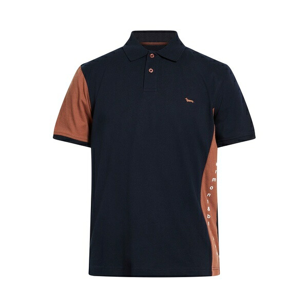 【貨物輸送無料】 ハーモント \u0026 知恵袋 メンズ プルオーバー トップス Polo shirts Blue