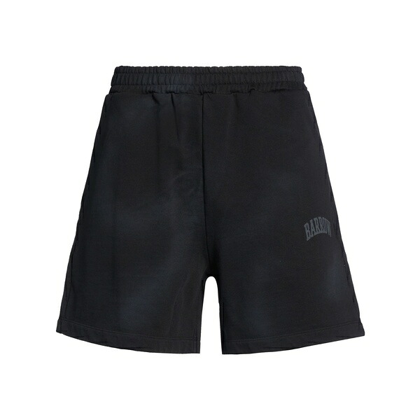 【送料無料】 バロウ メンズ カジュアルパンツ ボトムス Shorts & Bermuda Shorts Black|asty