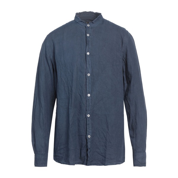 【貨物輸送無料】 メッサジェリエ メンズ プルオーバー トップス Shirts Blue