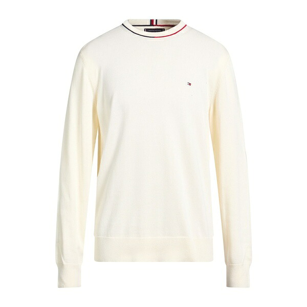 【貨物輸送無料】 トミー ヒルフィガー メンズ 編み物\u0026プルオーバー アウター Sweaters White