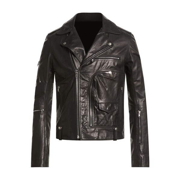 【貨物輸送無料】 リックオウエンス メンズ 上衣＆上衣 アウター Jackets Black