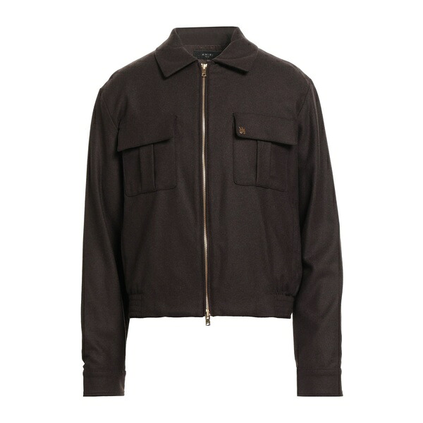 【貨物輸送無料】 アミリ メンズ 上衣＆上衣 アウター Jackets Brown
