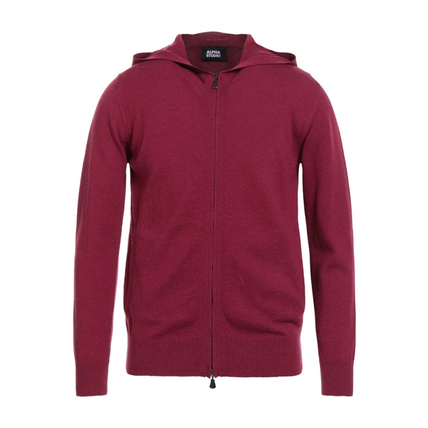 【貨物輸送無料】 アルファス テューディオ メンズ 編み物\u0026プルオーバー アウター Cardigans Purple