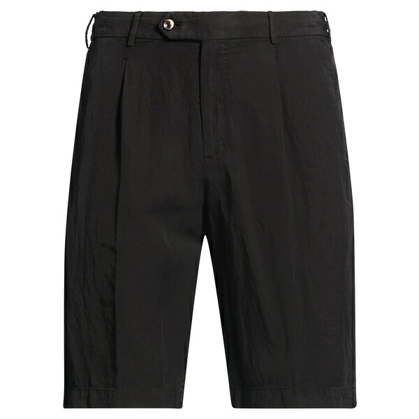 【貨物輸送無料】 PTトリノ メンズ 心地好いズボン下 ボトムス Shorts \u0026 Bermuda Shorts Black ズボン・パンツ-メンズファッション