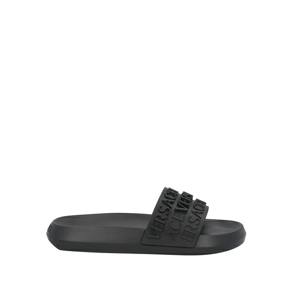 【貨物輸送無料】 ヴェルサーチ メンズ サンダル シューズ Sandals Black