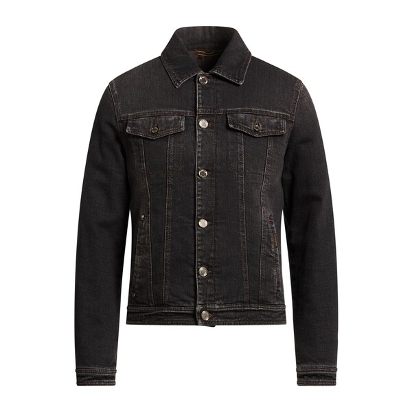 【貨物輸送無料】 ムーレー メンズ 上衣＆上衣 アウター Denim outerwear Black