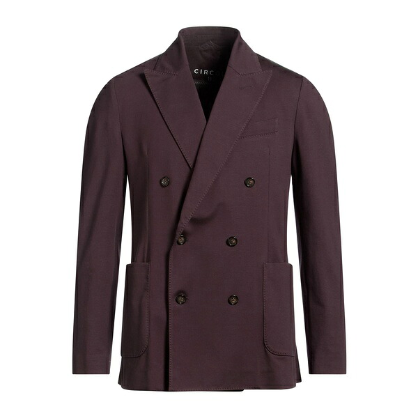 【送料無料】 チルコロ1901 メンズ ジャケット＆ブルゾン アウター Blazers Purple｜asty
