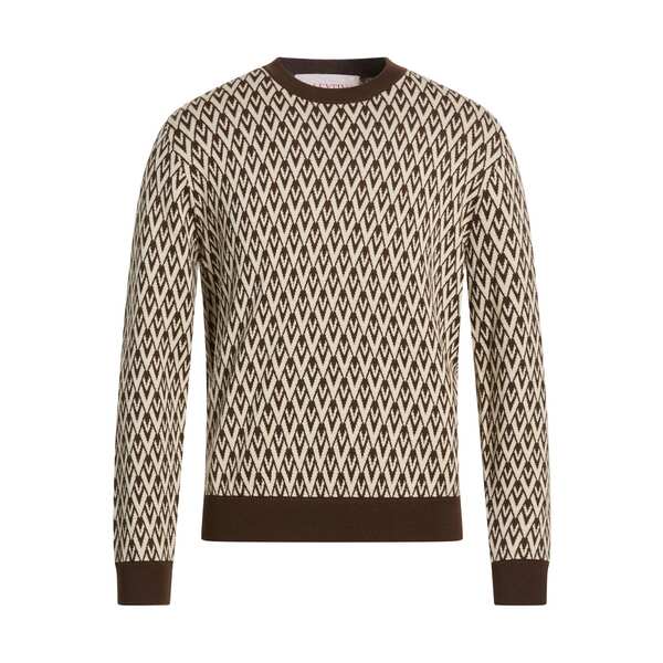 【貨物輸送無料】 ヴァレンティノ ガラヴァーニ メンズ 編み物\u0026ティーシャツ アウター Sweaters Brown