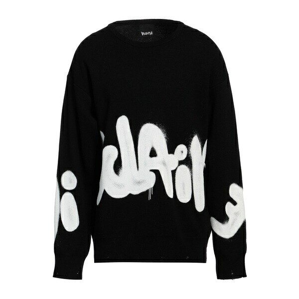 【送料無料】 ディスクレイマー メンズ ニット&セーター アウター Sweaters Black｜asty