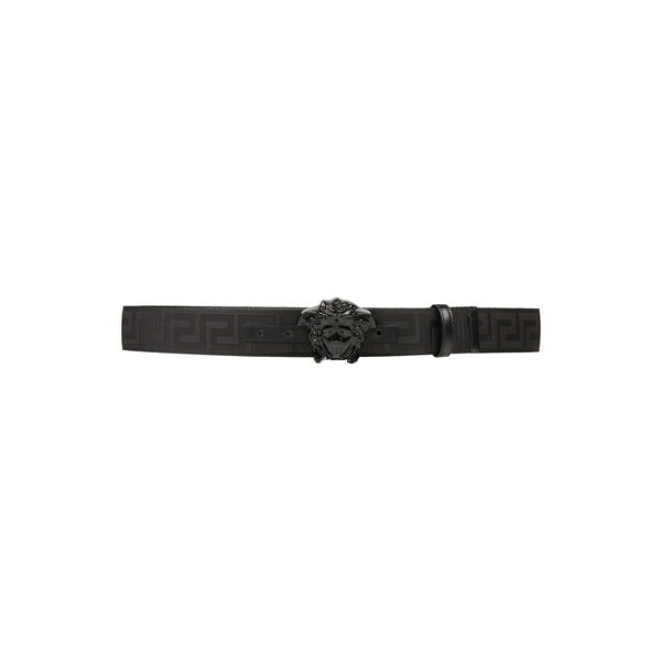 【貨物輸送無料】 ヴェルサーチ メンズ 三尺帯 添え物 Belts Black