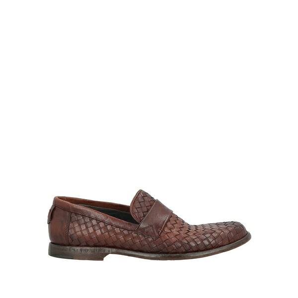 【貨物輸送無料】 ル ルエマルセル メンズ スリッポン・ローファー シューズ Loafers Brown