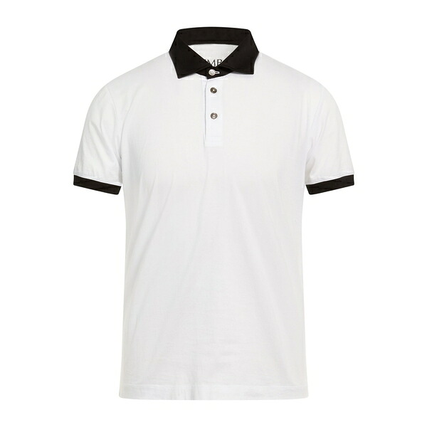 【送料無料】 トンボリーニ メンズ Tシャツ トップス Polo shirts White|asty