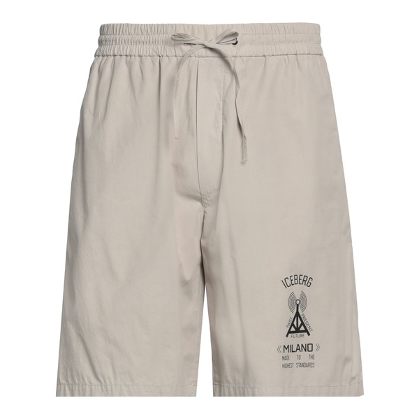 【送料無料】 アイスバーグ メンズ カジュアルパンツ ボトムス Shorts & Bermuda Shorts Grey｜asty