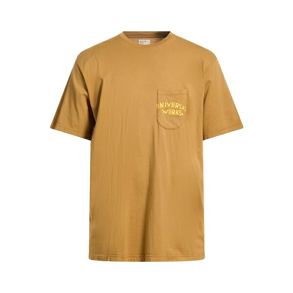 【送料無料】 ユニバーサルワークス メンズ Tシャツ トップス T-shirts Yellow