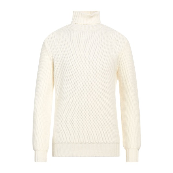 【貨物輸送無料】 フィリッポ デ ラウレンティス メンズ 編み物\u0026プルオーバー アウター Turtlenecks White