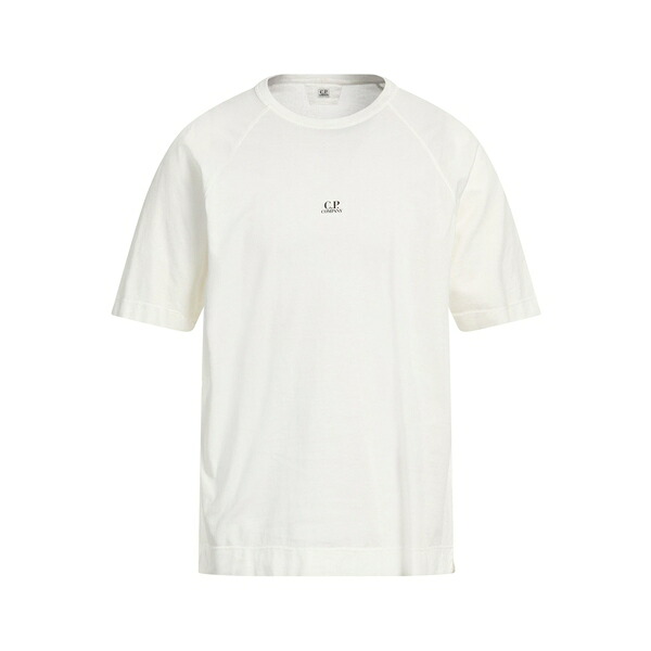 【貨物輸送無料】 シーピーカンパニー メンズ ティーシャツ トップス T-shirts White メンズファッション-トップス-Tシャツ・カットソー