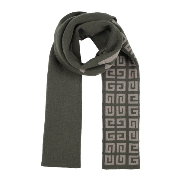 【貨物輸送無料】 ジバンシー メンズ えり巻き・袈裟・えり巻き 付属物 Scarves Green